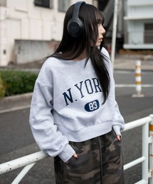 WEGO/裏起毛グラフィックスウェット