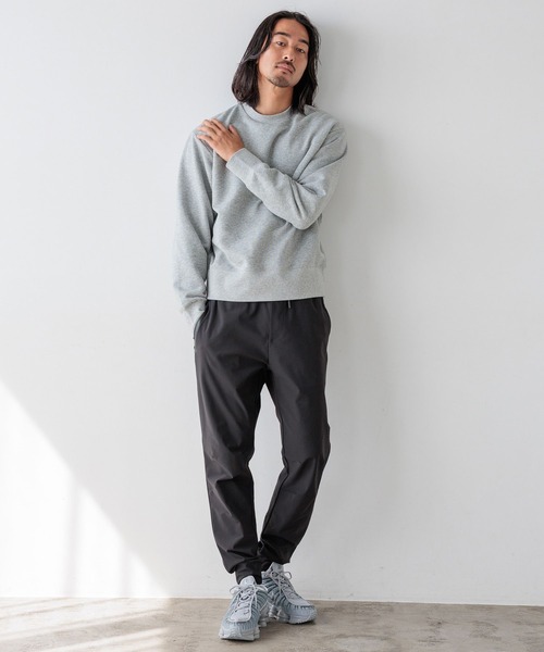 HEREIAM(ヘレイアム)の「【HEREIAM MEN】COSMIC裏起毛クルーネック(スウェット・メンズ・杢グレー/ブラック/パープル・MEDIUM/LARGE)」の8枚目の写真