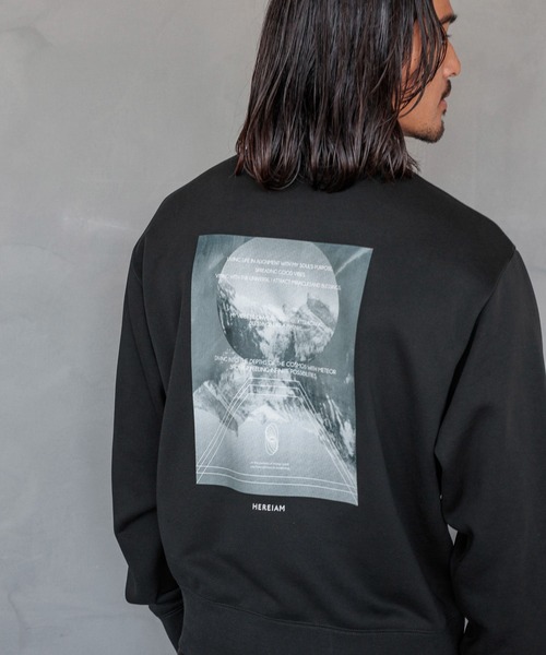 HEREIAM(ヘレイアム)の「【HEREIAM MEN】COSMIC裏起毛クルーネック(スウェット・メンズ・杢グレー/ブラック/パープル・MEDIUM/LARGE)」の15枚目の写真