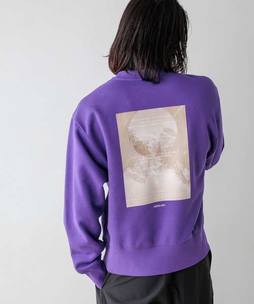 HEREIAM(ヘレイアム)の「【HEREIAM MEN】COSMIC裏起毛クルーネック(スウェット・メンズ・杢グレー/ブラック/パープル・MEDIUM/LARGE)」の19枚目の写真