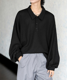 EFFECTION（エフェクション）の「【neos】ルーズシルエット バルーンスリーブ ニット ポロシャツ（ポロシャツ）」