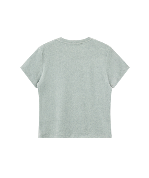 Rest&Recreation(レストアンドレクリエーション)の「VELVET LOGO T-SHIRT - MINT(Tシャツ/カットソー・レディース・その他・ONE)」の7枚目の写真
