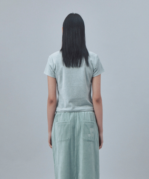 Rest&Recreation(レストアンドレクリエーション)の「VELVET LOGO T-SHIRT - MINT(Tシャツ/カットソー・レディース・その他・ONE)」の4枚目の写真