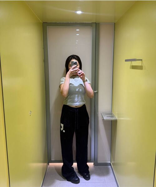 Rest&Recreation(レストアンドレクリエーション)の「VELVET LOGO T-SHIRT - MINT(Tシャツ/カットソー・レディース・その他・ONE)」の3枚目の写真