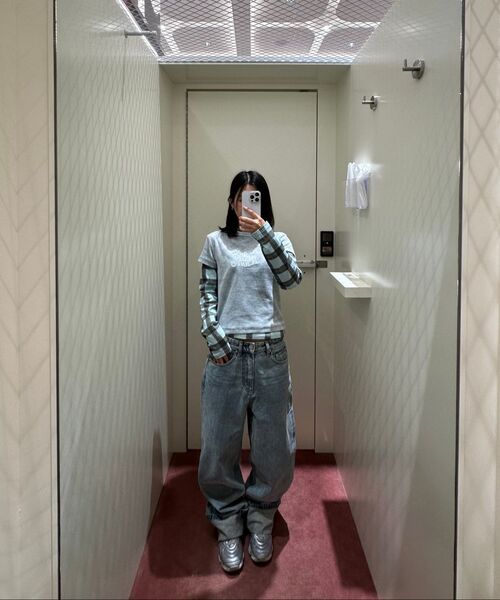 Rest&Recreation(レストアンドレクリエーション)の「VELVET LOGO T-SHIRT - MINT(Tシャツ/カットソー・レディース・その他・ONE)」の2枚目の写真