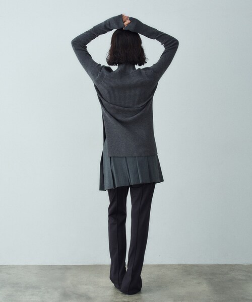 CODE A（コードエー）の「modern turtleneck knit（ニット/セーター・レディース・グレー/オフホワイト・00）」の11枚目の写真