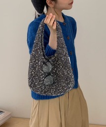 ニットワンハンドルバッグ
