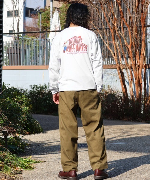 KRIFF MAYER(クリフメイヤー)の「【綿100%】クリフラビットロンT(ワーク)(Tシャツ/カットソー・メンズ・チャコール/ミント/オレンジ/イエロー/オフホワイト・LARGE/MEDIUM/X-LARGE)」の9枚目の写真
