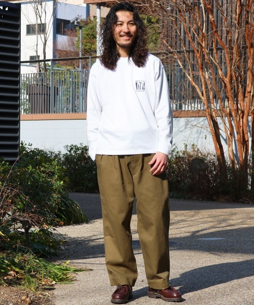 KRIFF MAYER(クリフメイヤー)の「【綿100%】クリフラビットロンT(ワーク)(Tシャツ/カットソー・メンズ・チャコール/ミント/オレンジ/イエロー/オフホワイト・LARGE/MEDIUM/X-LARGE)」の10枚目の写真