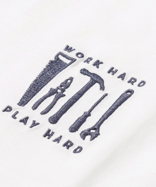 KRIFF MAYER(クリフメイヤー)の「【綿100%】クリフラビットロンT(ワーク)(Tシャツ/カットソー・メンズ・チャコール/ミント/オレンジ/イエロー/オフホワイト・LARGE/MEDIUM/X-LARGE)」の17枚目の写真