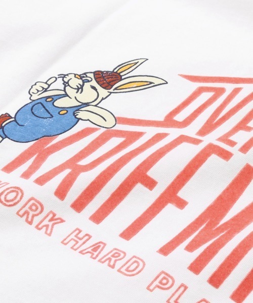 KRIFF MAYER(クリフメイヤー)の「【綿100%】クリフラビットロンT(ワーク)(Tシャツ/カットソー・メンズ・チャコール/ミント/オレンジ/イエロー/オフホワイト・LARGE/MEDIUM/X-LARGE)」の18枚目の写真