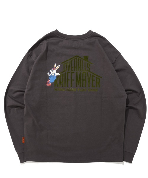 KRIFF MAYER(クリフメイヤー)の「【綿100%】クリフラビットロンT(ワーク)(Tシャツ/カットソー・メンズ・チャコール/ミント/オレンジ/イエロー/オフホワイト・LARGE/MEDIUM/X-LARGE)」の20枚目の写真