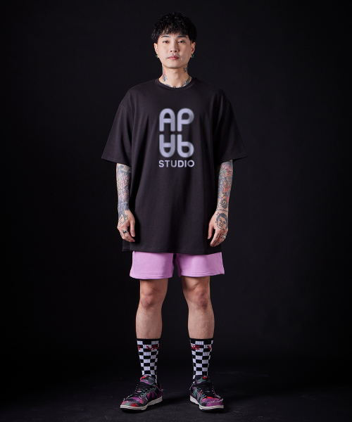 ASTRAL PROJECTION(アストラルプロジェクション)の「エイピー エイピー スーピマコットン ラウンドネック 半袖Tシャツ_ブラック(Tシャツ/カットソー・メンズ・その他・LARGE/MEDIUM/X-LARGE)」の4枚目の写真