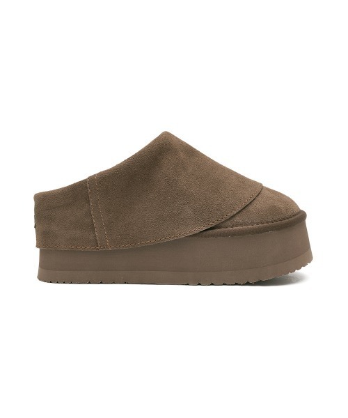ROCKFISH WEATHERWEAR（ロックフィッシュウェザーウェア）の「MAXI FOLDED MULES（ブーツ・レディース・ブラウン/モカ・23.0cm/24.0cm/25.0cm）」の2枚目の写真