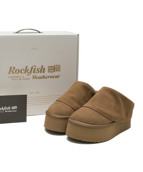 ROCKFISH WEATHERWEAR（ロックフィッシュウェザーウェア）の「MAXI FOLDED MULES（ブーツ・レディース・ブラウン/モカ・23.0cm/24.0cm/25.0cm）」の10枚目の写真