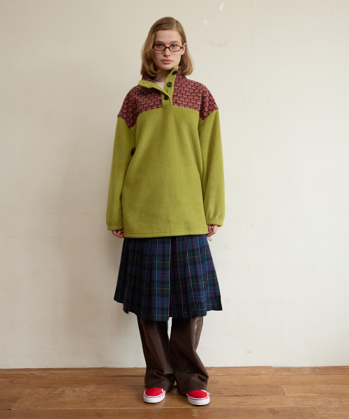 FUN FROM FUN（ファンフロムファン）の「Flower Child Fleece, Green（スウェット・レディース・その他・OS）」の5枚目の写真