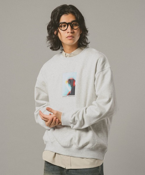 RAGEBLUE（レイジブルー）の「【ponchi】コラボイラストフォトスウェット（スウェット・メンズ・その他4/ブラック/ダークブラウン・LARGE/MEDIUM）」の7枚目の写真