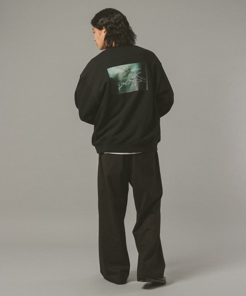 RAGEBLUE（レイジブルー）の「【ponchi】コラボイラストフォトスウェット（スウェット・メンズ・その他4/ブラック/ダークブラウン・LARGE/MEDIUM）」の11枚目の写真