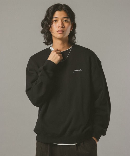 RAGEBLUE（レイジブルー）の「【ponchi】コラボイラストフォトスウェット（スウェット・メンズ・その他4/ブラック/ダークブラウン・LARGE/MEDIUM）」の13枚目の写真