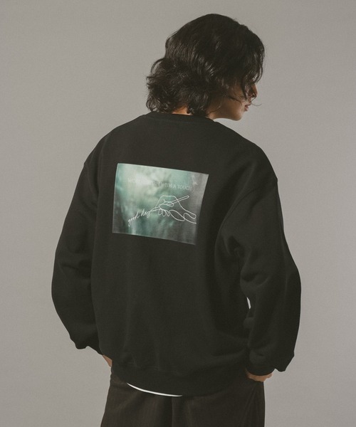 RAGEBLUE（レイジブルー）の「【ponchi】コラボイラストフォトスウェット（スウェット・メンズ・その他4/ブラック/ダークブラウン・LARGE/MEDIUM）」の15枚目の写真