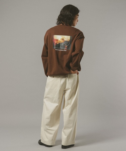 RAGEBLUE（レイジブルー）の「【ponchi】コラボイラストフォトスウェット（スウェット・メンズ・その他4/ブラック/ダークブラウン・LARGE/MEDIUM）」の19枚目の写真