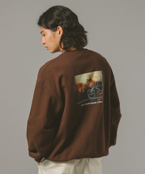 RAGEBLUE（レイジブルー）の「【ponchi】コラボイラストフォトスウェット（スウェット・メンズ・その他4/ブラック/ダークブラウン・LARGE/MEDIUM）」の22枚目の写真