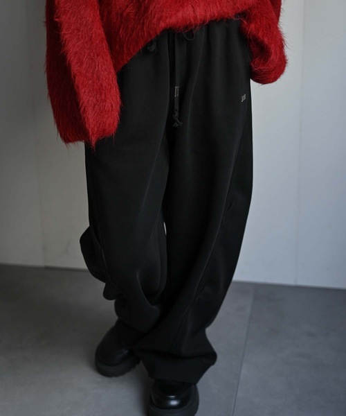 CREARE -LINO-(クレアーレリノ)の「ワイド裾リブスウェットパンツ(スウェットパンツ・メンズ・グレー/ブラック・MEDIUM/LARGE)」の7枚目の写真