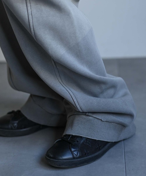 CREARE -LINO-(クレアーレリノ)の「ワイド裾リブスウェットパンツ(スウェットパンツ・メンズ・グレー/ブラック・MEDIUM/LARGE)」の13枚目の写真