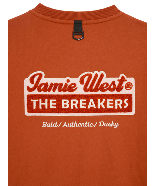 JAMIE WEST(ジェイミーウエスト)の「ブクルアプリケ裏起毛スウェット(オレンジ)(スウェット・レディース・その他・X-LARGE/LARGE/MEDIUM)」の4枚目の写真