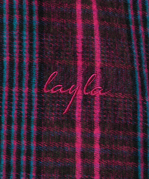 Diamond Layla(ダイアモンドレイラ)の「Lava Flow Fluff Cotton Check Shirt S162 Opera Pink(シャツ/ブラウス・レディース・その他・SMALL/MEDIUM/LARGE/X-LARGE)」の8枚目の写真