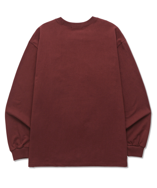 VANNWORKS（バンワークス）の「1980ロゴロングスリーブ (VLS0067) バーガンディ（Tシャツ/カットソー・レディース・その他・SMALL/MEDIUM/LARGE/X-LARGE/XX-LARGE）」の2枚目の写真