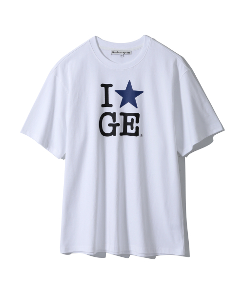 GARDEN EXPRESS(ガーデンエクスプレス)の「I STAR GE T-shirt (white)(Tシャツ/カットソー・メンズ・その他・LARGE/X-LARGE)」の1枚目の写真