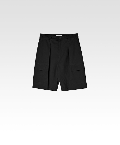 AFTERPRAY(アフタープレイ)の「ワイドキャンバスカーゴショーツブラック(その他パンツ・レディース・その他・LARGE/MEDIUM/X-LARGE/SMALL)」の1枚目の写真