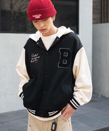 WEGO（ウィゴー）の「WEGO/【26年春夏新作】スウェットフードスタジャン（スタジャン）」