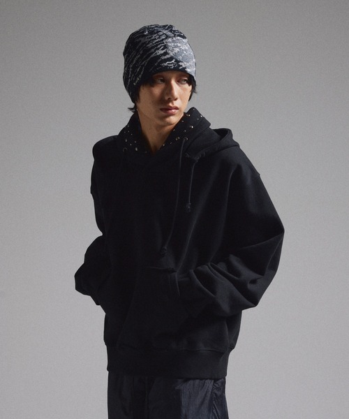 GRANCY（グランシー）の「【GRANCY】F-ing Decorated Beanie / 狂飾ビーニー（ニットキャップ/ビーニー・メンズ・ブラック/ピンク/カーキ・FREE）」の8枚目の写真