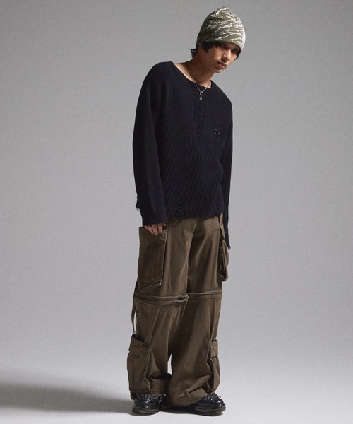 GRANCY（グランシー）の「【GRANCY】F-ing Decorated Beanie / 狂飾ビーニー（ニットキャップ/ビーニー・メンズ・ブラック/ピンク/カーキ・FREE）」の19枚目の写真