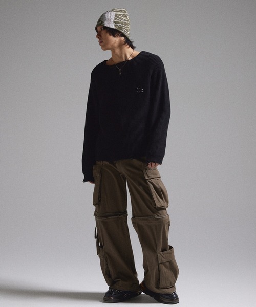 GRANCY（グランシー）の「【GRANCY】F-ing Decorated Beanie / 狂飾ビーニー（ニットキャップ/ビーニー・メンズ・ブラック/ピンク/カーキ・FREE）」の20枚目の写真