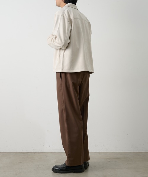 COLONY 2139(コロニートゥーワンスリーナイン)の「シンセティックスエードZIPシャツジャケット(シャツ/ブラウス・メンズ・キャメル/ブラック/アイボリー・LARGE/MEDIUM)」の10枚目の写真