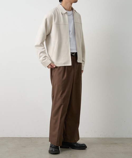 COLONY 2139(コロニートゥーワンスリーナイン)の「シンセティックスエードZIPシャツジャケット(シャツ/ブラウス・メンズ・キャメル/ブラック/アイボリー・LARGE/MEDIUM)」の11枚目の写真