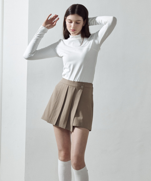 LORDLOAR(ロードロアル)の「スリムソフトポラTシャツホワイト(Tシャツ/カットソー・レディース・その他・MEDIUM/LARGE/SMALL)」の4枚目の写真