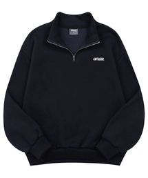 ANOTHER ARCHIVE（アナザーアーカイブ）の「Essential Signature Half Zip-Up Sweatshirt_Navy（スウェット）」