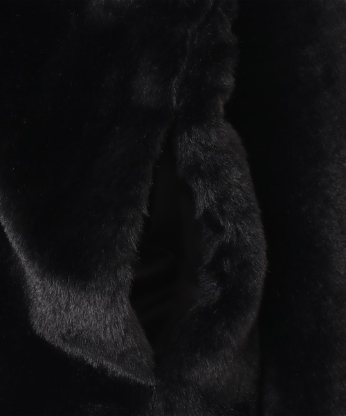 atmos pink（アトモスピンク）の「atmos pink Faux Fur Zip Blouson / アトモス ピンク フォー ファー ジップ ブルゾン（その他アウター・レディース・レオパード/ブラック/アイボリー・FREE）」の18枚目の写真