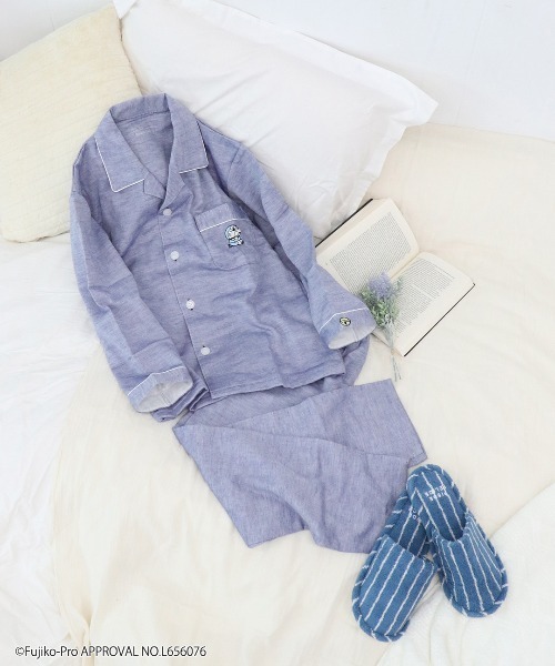 RUGGEDWORKS(ラゲッドワークス)の「《I'm Doraemon》アイム ドラえもん 3重ガーゼ パジャマ 男女兼用(ルームウェア/パジャマ・メンズ・ピンク/ブルー/ネイビー・M/S/LL/L)」の20枚目の写真