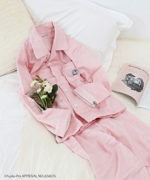 RUGGEDWORKS(ラゲッドワークス)の「《I'm Doraemon》アイム ドラえもん 3重ガーゼ パジャマ 男女兼用(ルームウェア/パジャマ・メンズ・ピンク/ブルー/ネイビー・M/S/LL/L)」の21枚目の写真