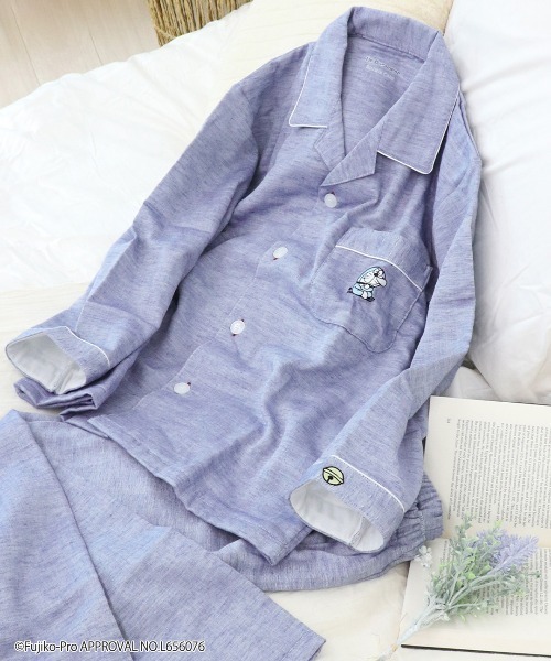 RUGGEDWORKS(ラゲッドワークス)の「《I'm Doraemon》アイム ドラえもん 3重ガーゼ パジャマ 男女兼用(ルームウェア/パジャマ・メンズ・ピンク/ブルー/ネイビー・M/S/LL/L)」の19枚目の写真