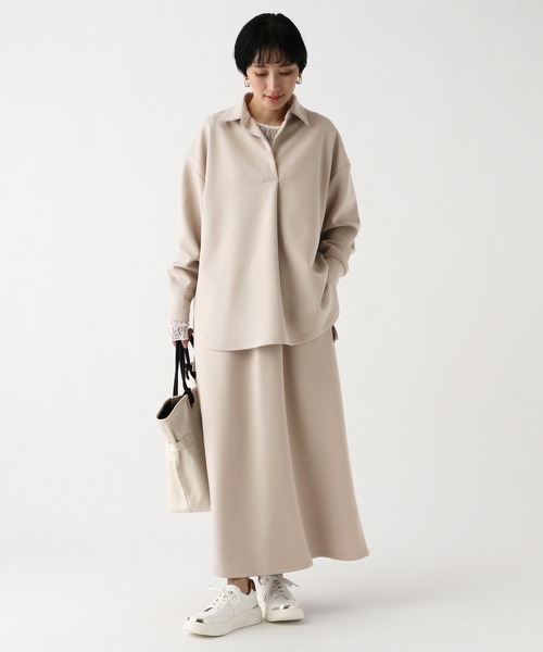 Elura（エルーラ）の「ダンボールセットアップ/636892（セットアップ・レディース・アイボリー/グレイッシュベージュ/チャコールグレー・FREE）」の7枚目の写真