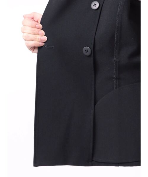 CALNAMUR（カルナムール）の「ダブルブレストビッグカラージレ（その他アウター・レディース・ネイビー・SMALL/MEDIUM）」の19枚目の写真