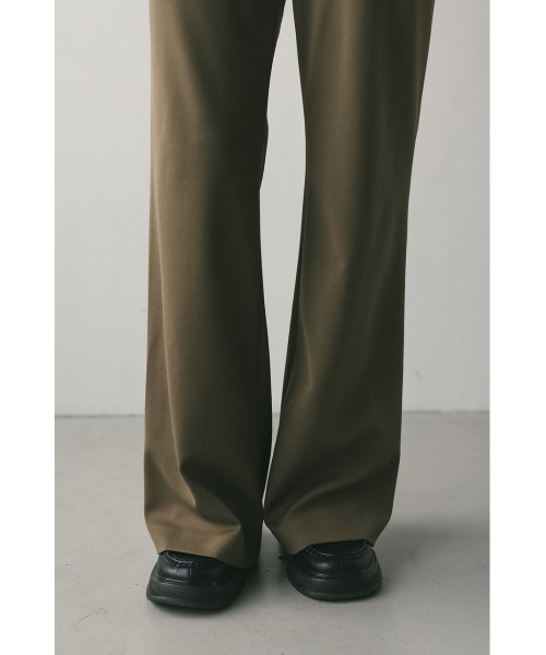 ジャージーセミフレアパンツ（スラックス）｜STYLEMIXER（スタイル