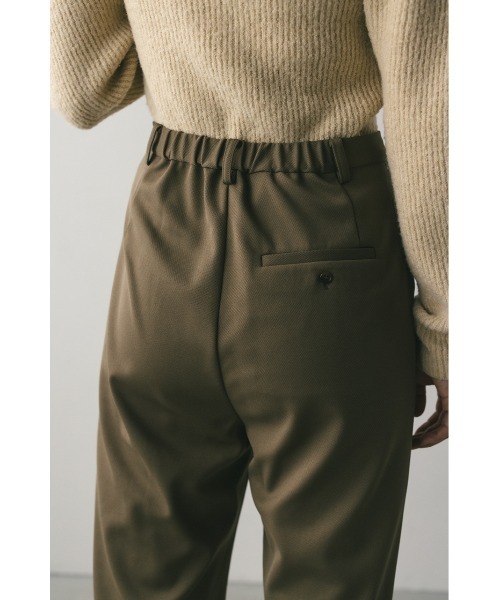 STYLEMIXER(スタイルミキサー)の「ジャージーセミフレアパンツ(スラックス・レディース・ネイビー/アイボリー/カーキ・SMALL/MEDIUM)」の19枚目の写真