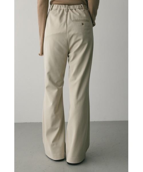 STYLEMIXER(スタイルミキサー)の「ジャージーセミフレアパンツ(スラックス・レディース・ネイビー/アイボリー/カーキ・SMALL/MEDIUM)」の9枚目の写真